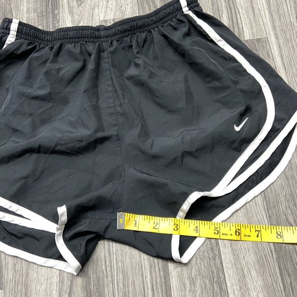 NIKE Stretch Waist Black Activewear Athletic Shorts Women's Size Medium - Picture 6 of 7
